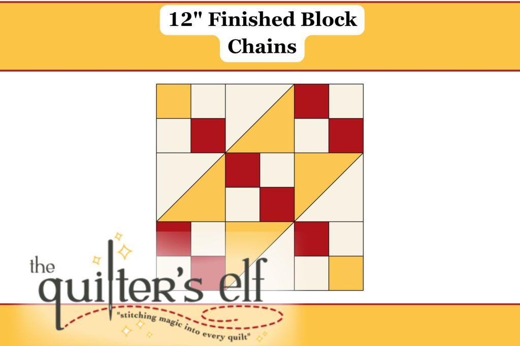 12″ Finished Block:&nbsp;Chains